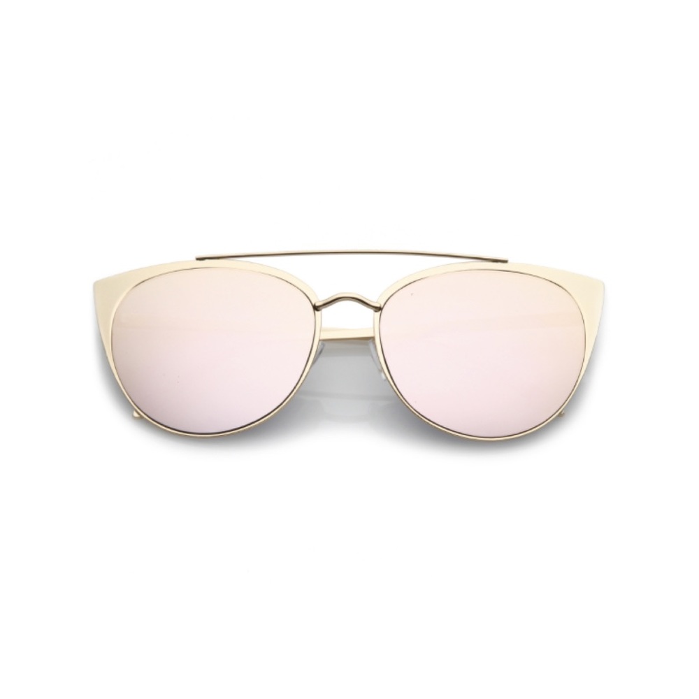 [ KITTY KAT ] Gold Cat-Eye Sunglasses