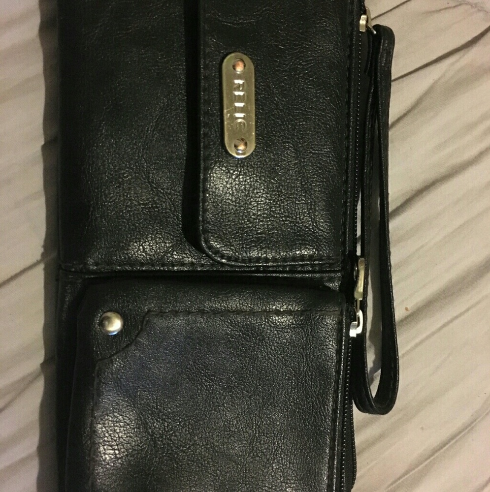 Black "Leather" Hand bag