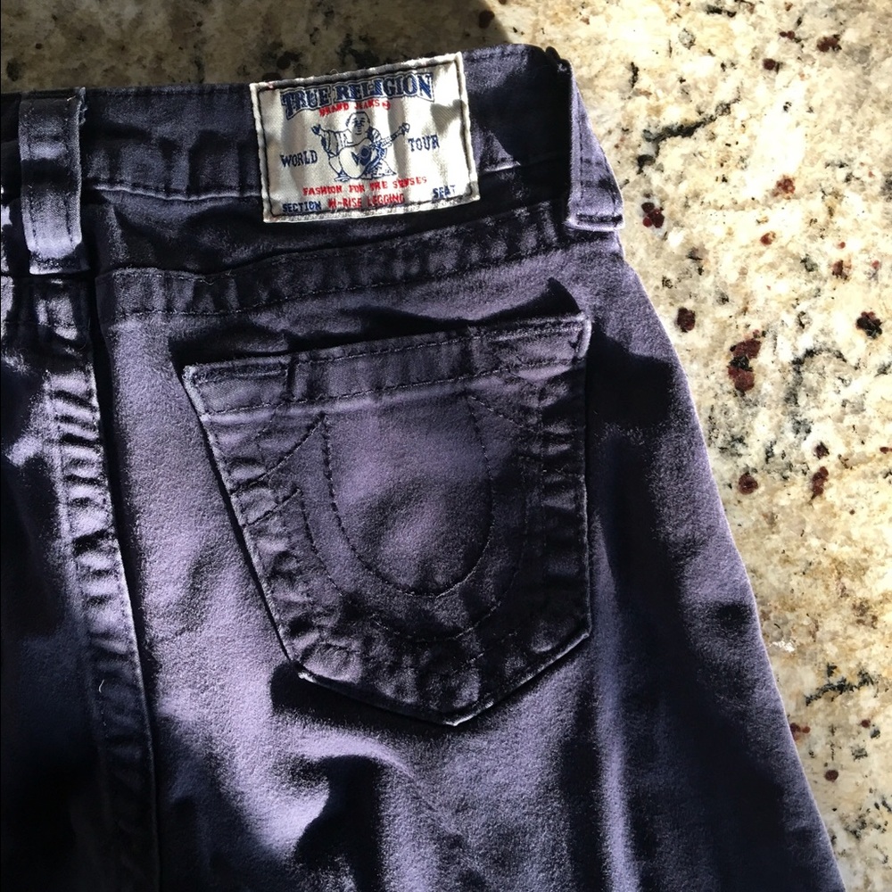 True Religion - High-Rise Legging Blue Size 27