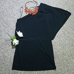 Size 8 black off shoulder dress