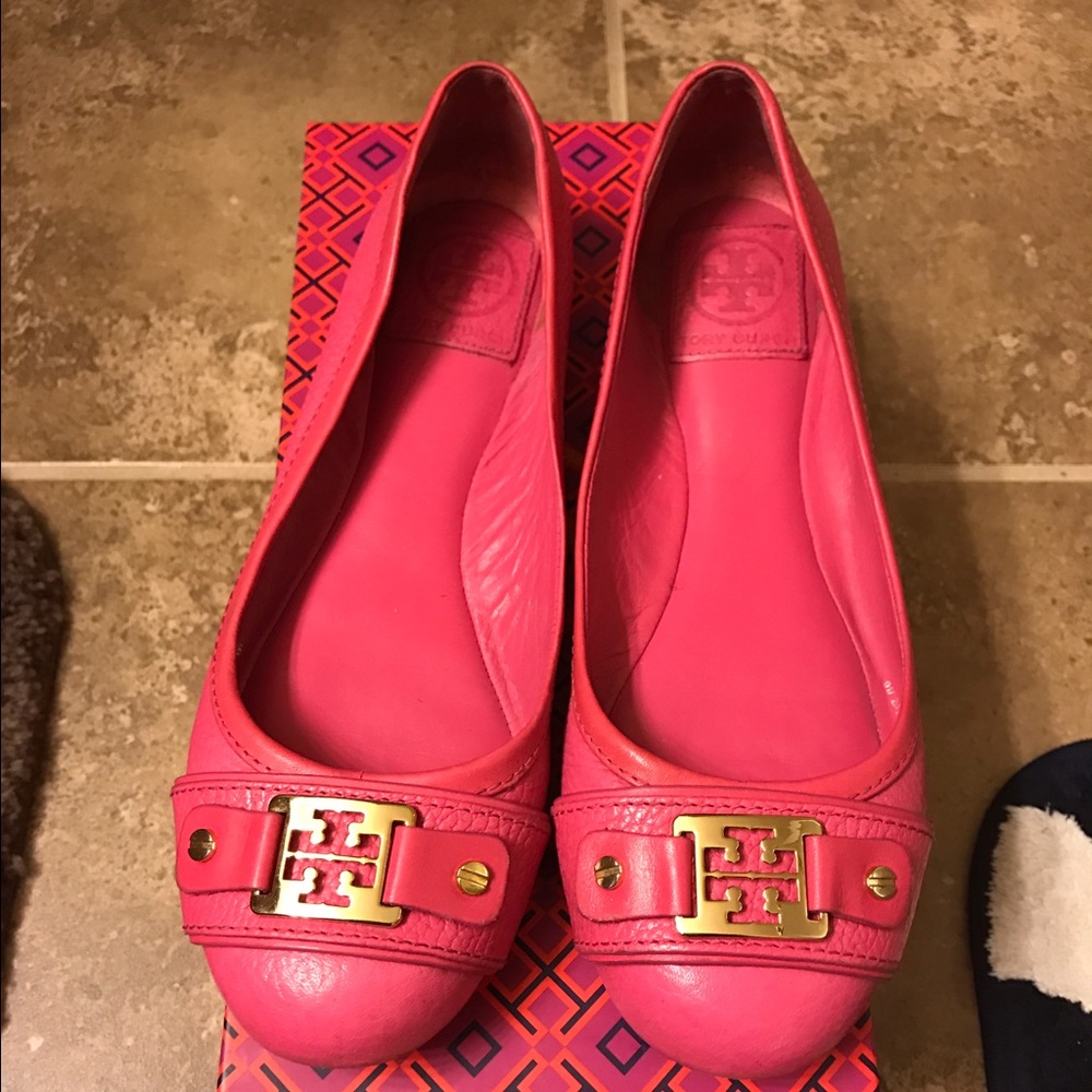 Tory Burch Clines Ballet- Tumbled Leather