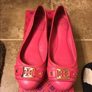 Tory Burch Clines Ballet- Tumbled Leather