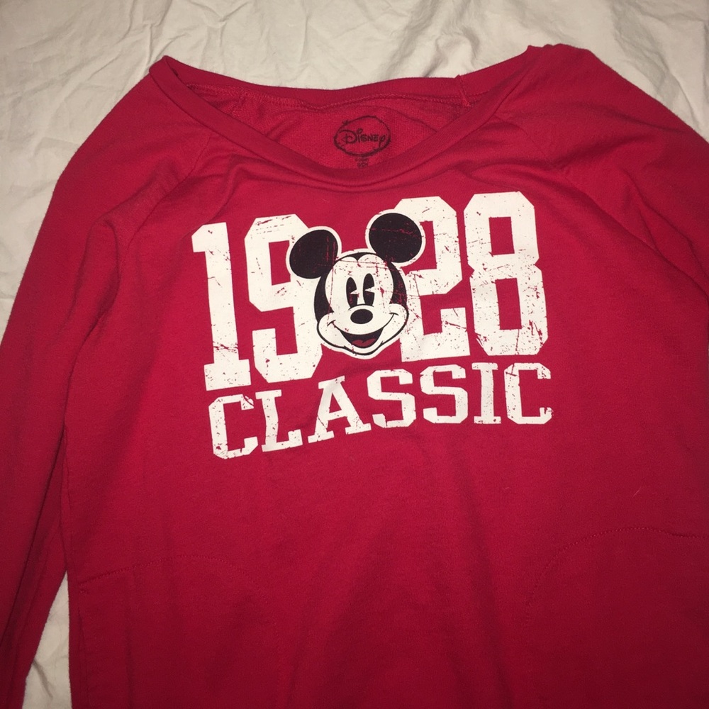 mickey crew neck