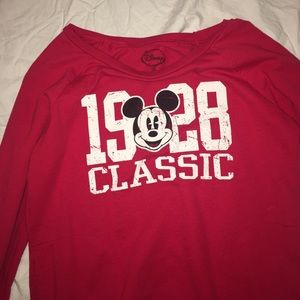 mickey crew neck
