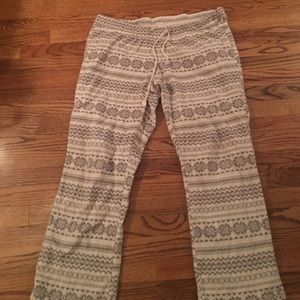 Soft fuzzy flannel pj bottoms