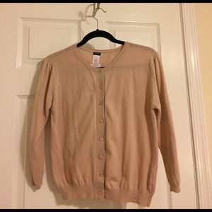 J. Crew Factory NWT.  Dusty rose cardigan.