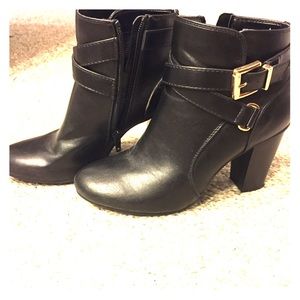 Black Heeled Ankle Boots