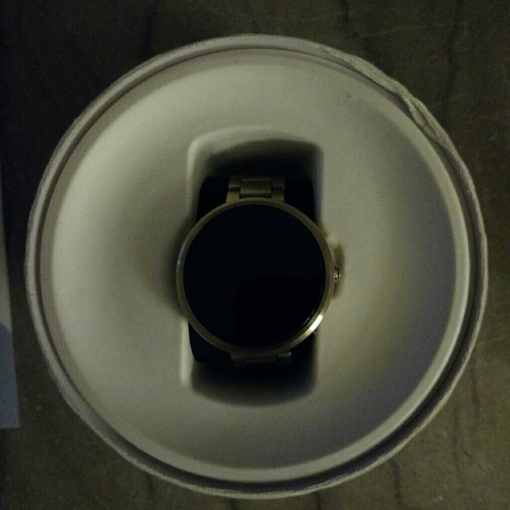 Moto 360 Champagne metal