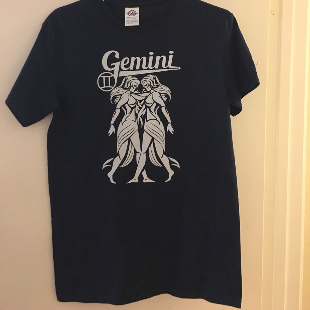 Gemini T-shirt 100% Preshrunk cotton
