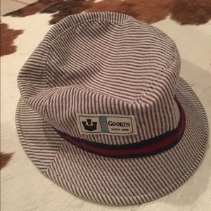 Goorin Brothers Reversible Seersucker/Madras Hat