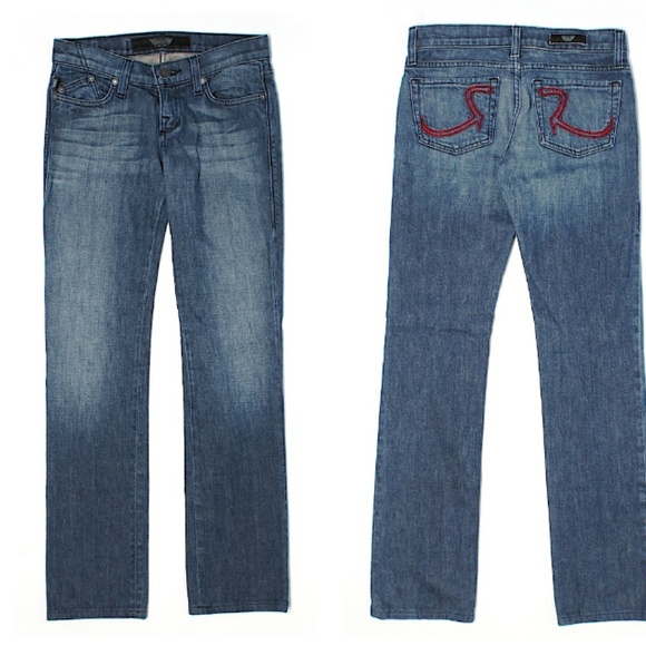 Rock & Republic Red Pocket Jeans - Picture 1 of 3