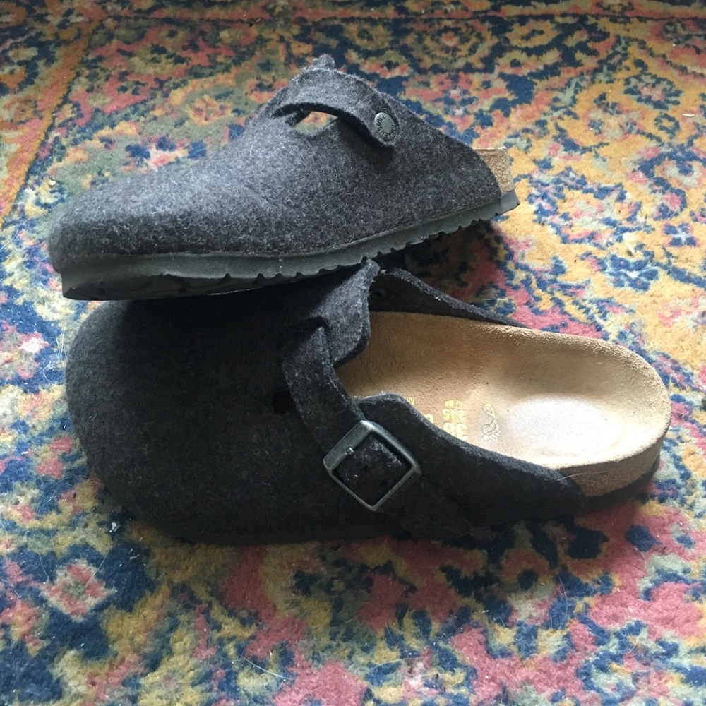 lightly used birkenstock clogs "Boston" size 38