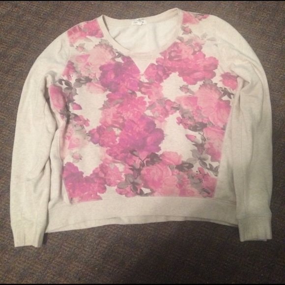 Aeropostale flower sweater - Picture 1 of 2