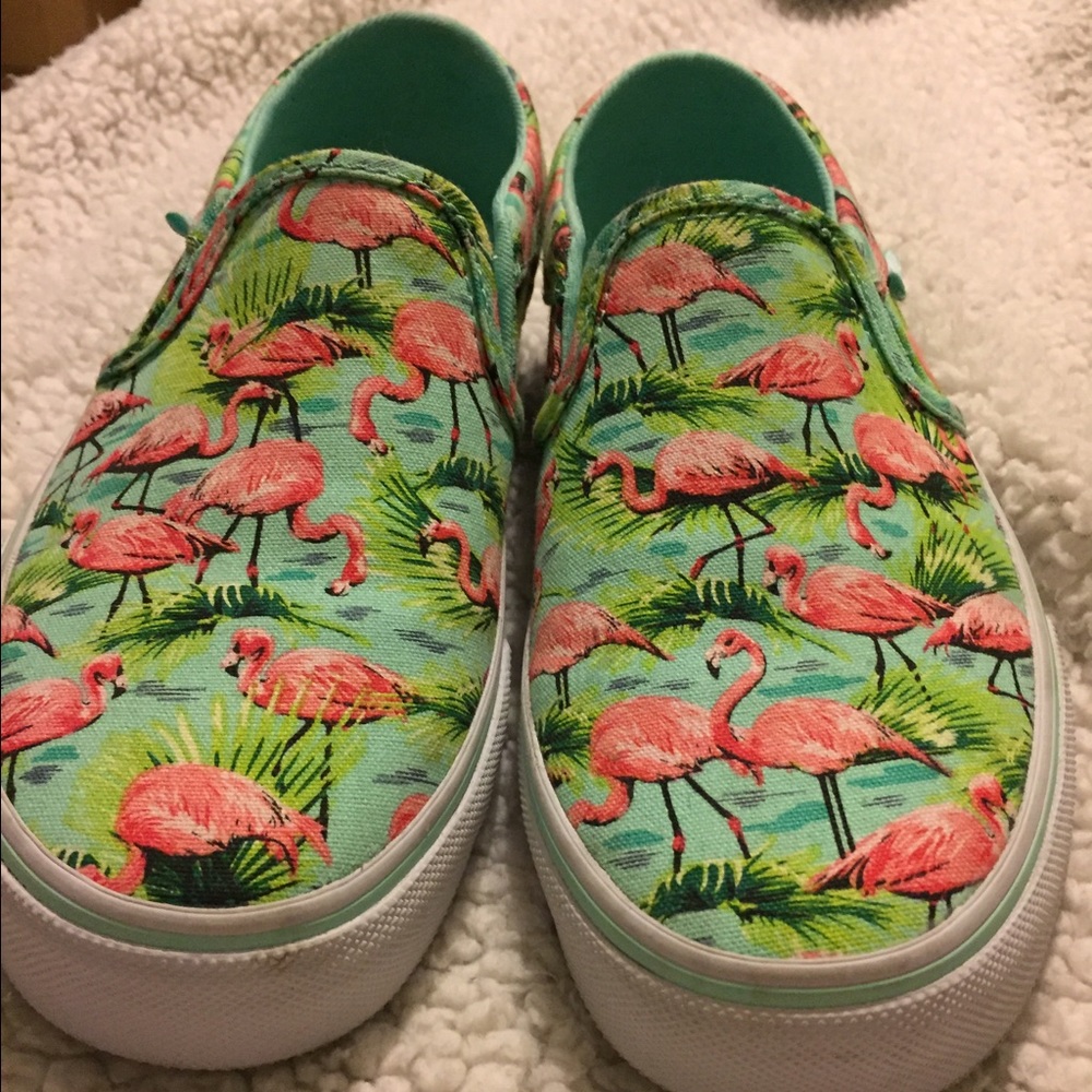 Vans tennis shoes .
