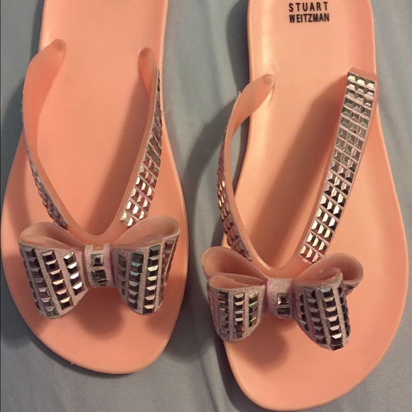 Stuart Weitzman Shoes - Stuart Weitzman pink studded sandals