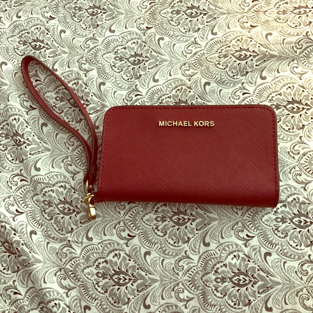 MK wallet and phone case