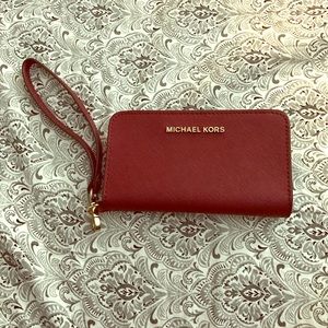 MK wallet and phone case