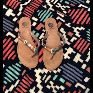 Used Yellow Box Sandals