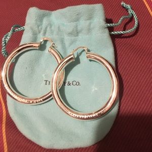 Tiffany hoop earrings