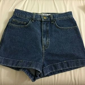 American Apparel High waist shorts