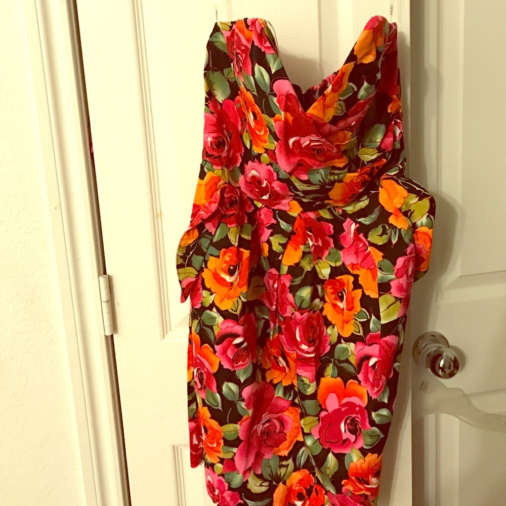 Strapless dress