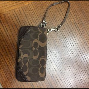 Coach wristlet