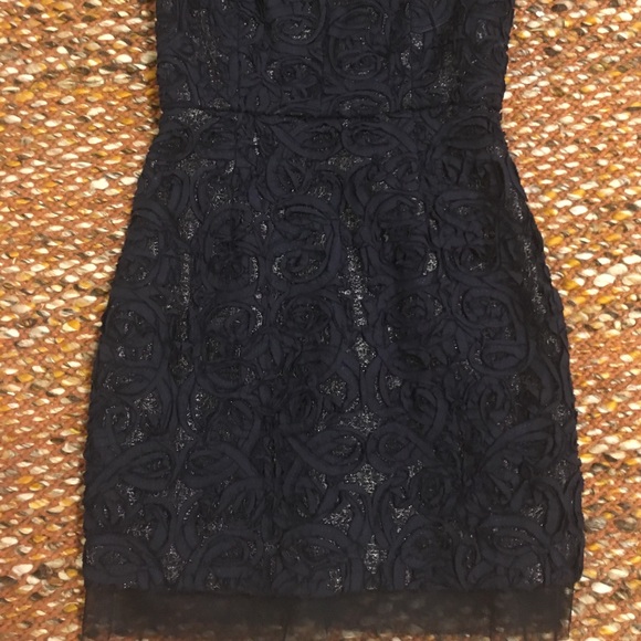 BNWT bcbg floral appliqué navy dress - Picture 7 of 8