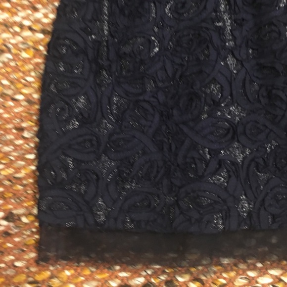BNWT bcbg floral appliqué navy dress - Picture 4 of 8