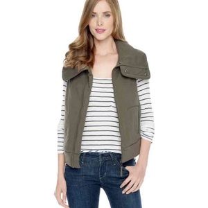 Splendid Bridger quilted moto vest Large