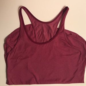 lulu🍋 burgundy racerback tank top