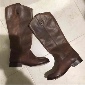 Frye Melissa riding boot brown size 6