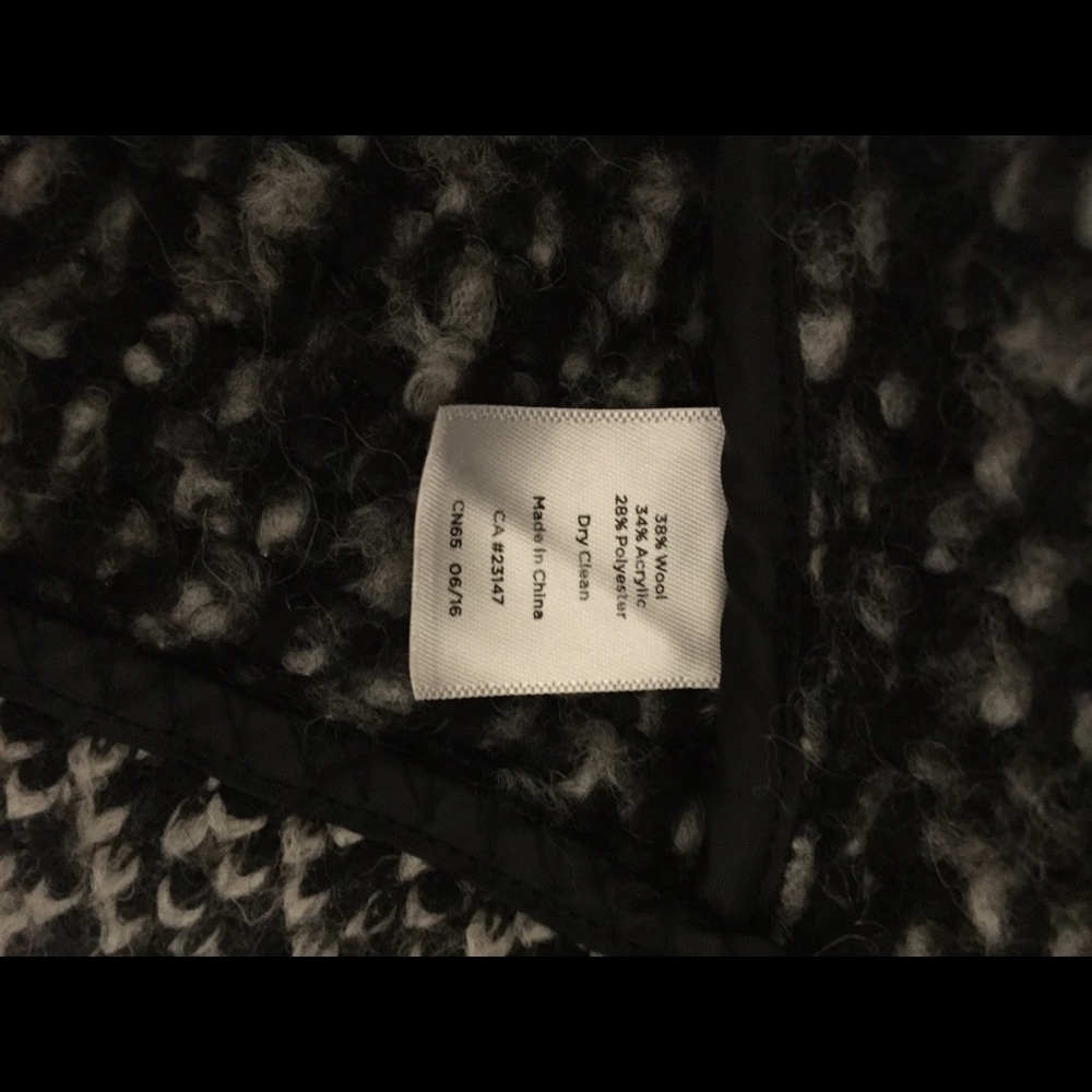 Talbots Wool Alpine Textured Topper Size Medium - image 6