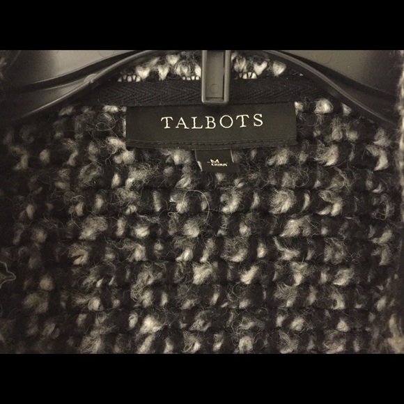 Talbots wool alpine textured topper size medium - Picture 5 of 6