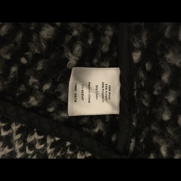 Talbots wool alpine textured topper size medium - Picture 6 of 6