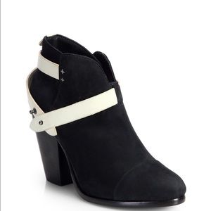 Rag & Bone Suede Harrow Ankle Booties