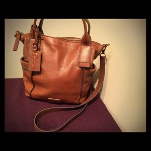GENUINE leather FOSSIL bag