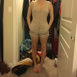Khaki romper