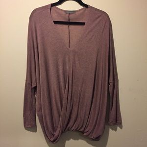 Mauve long sleeve shirt