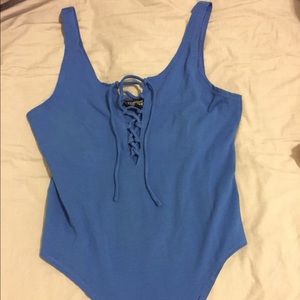 Tie-up bodysuit