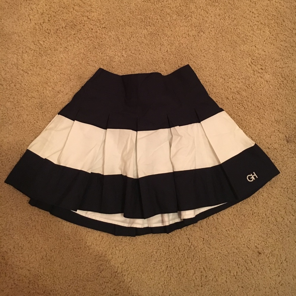 Gilly Hicks striped pleated skirt