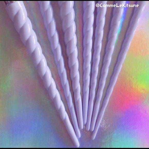 🦄🌈NEW🌈🦄 Set of 10 Unicorn Makeup Brushes - Picture 6 of 6