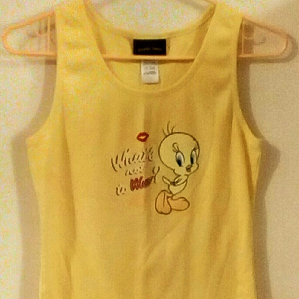 TWEETY BIRD Looney Tunes Tank Top