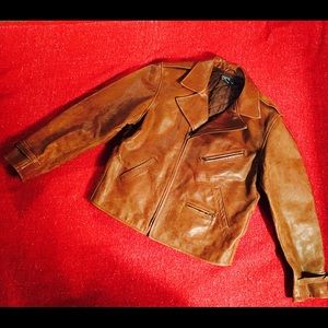 Ralph Lauren Brown Leather Jacket