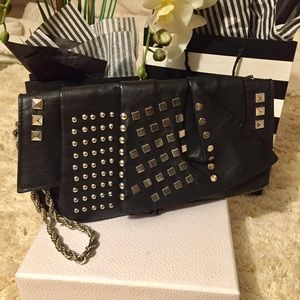Jessica Simpson studded clutch