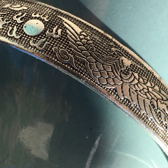 Shiny Phoenix cuff bracelet - Picture 2 of 4