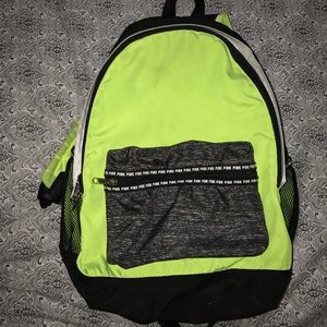 PINk neon large backpack