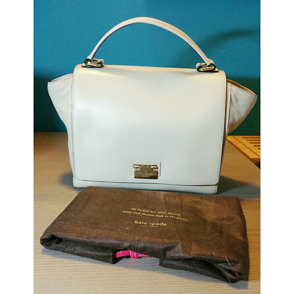 NWT Kate Spade satchel bag (creamy offwhite color)