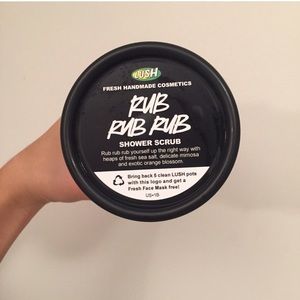 rub rub rub shower scrub