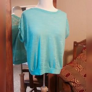 No Boundaries Green Blouse