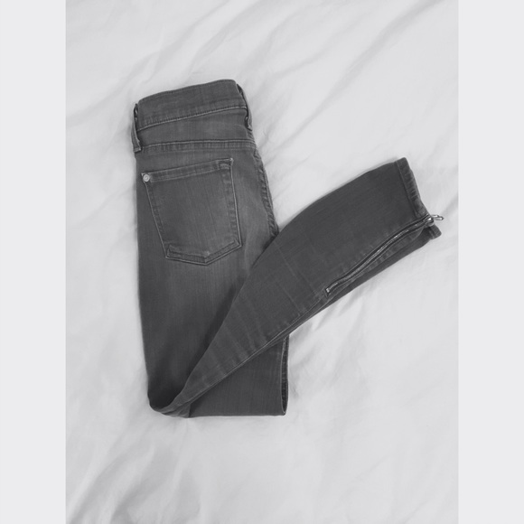 7 for All Mankind Women's Skinny Ankle Zip Jeans - Picture 1 of 5